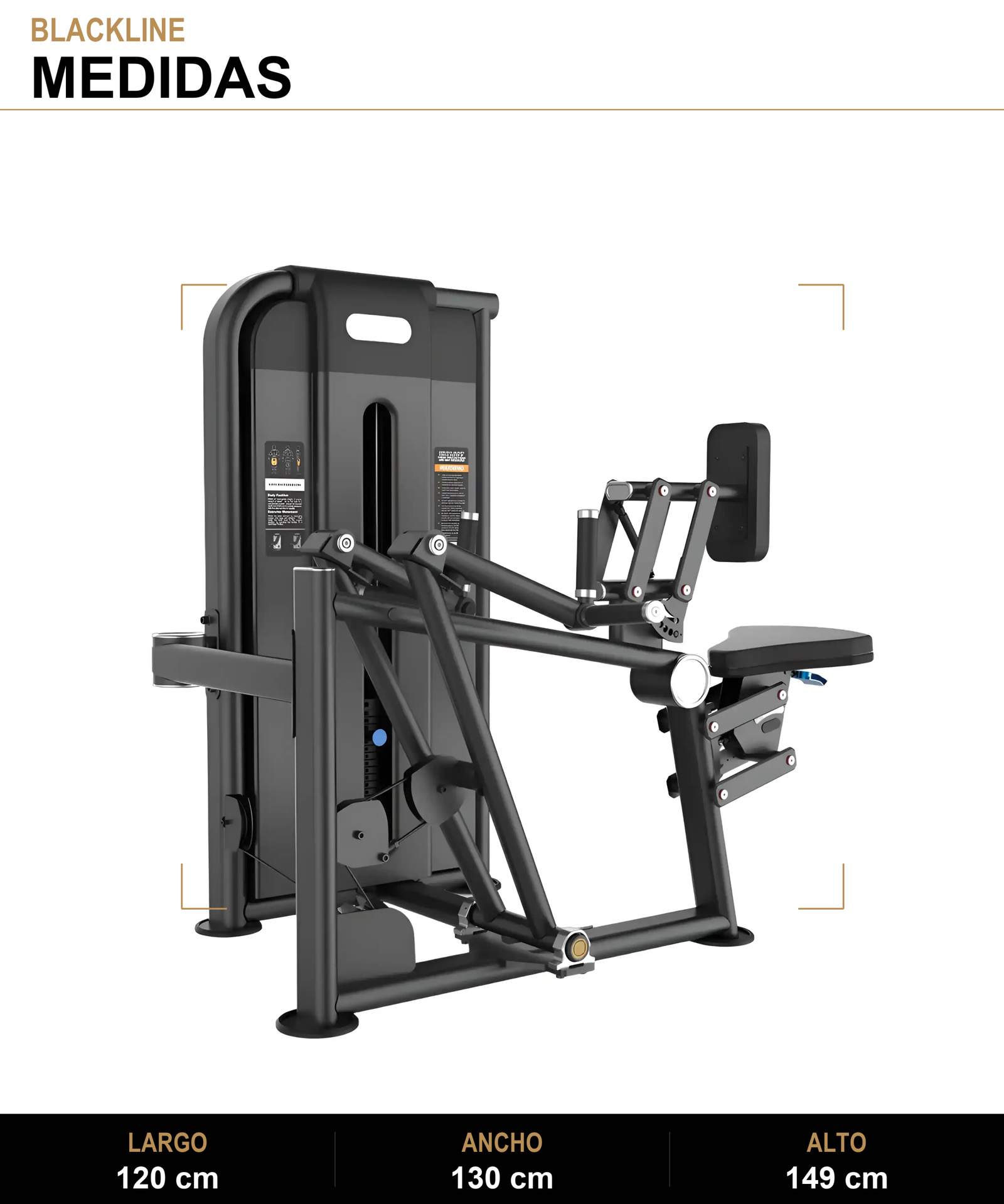 Vertical Row ST - Medidas - BLACKLINE